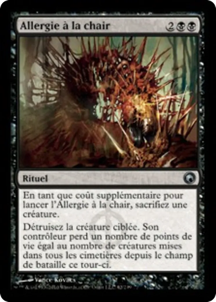 Allergie à la chair — Scars of Mirrodin — Magic: The Gathering