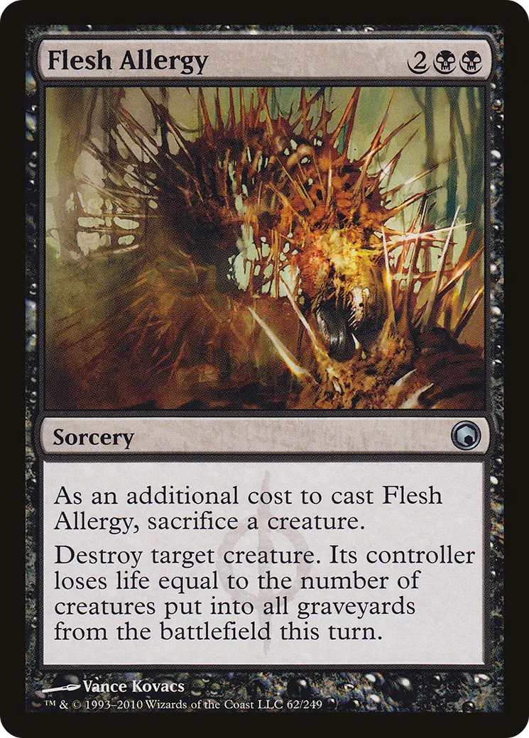 Flesh Allergy — Scars of Mirrodin — Magic: The Gathering