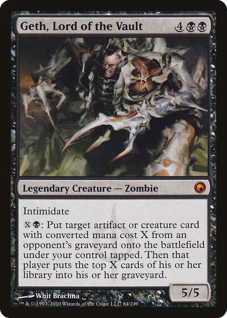 Geth, Lord of the Vault — Scars of Mirrodin — Magic: The Gathering
