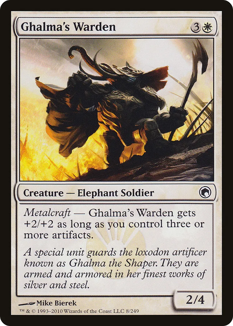 Garde de Ghalma — Scars of Mirrodin — Magic: The Gathering