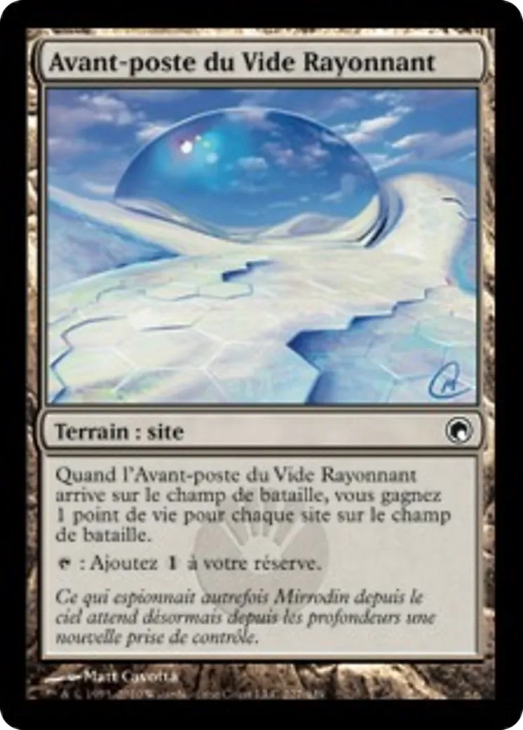 Avant-poste du Vide Rayonnant — Scars of Mirrodin — Magic: The Gathering