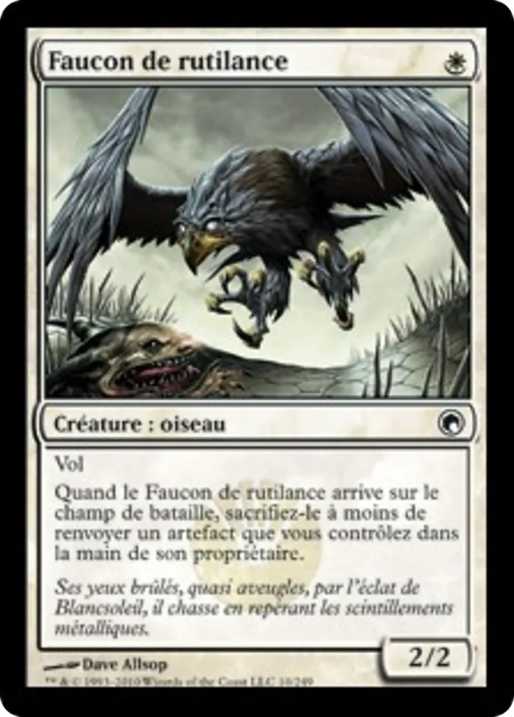 Faucon de rutilance — Scars of Mirrodin — Magic: The Gathering
