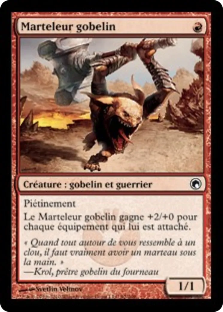 Marteleur gobelin — Scars of Mirrodin — Magic: The Gathering