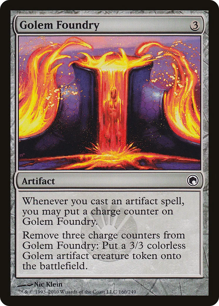 Golem Foundry — Scars of Mirrodin — Magic: The Gathering