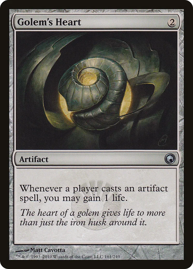 Golem's Heart — Scars of Mirrodin — Magic: The Gathering