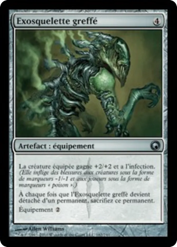Exosquelette greffé — Scars of Mirrodin — Magic: The Gathering