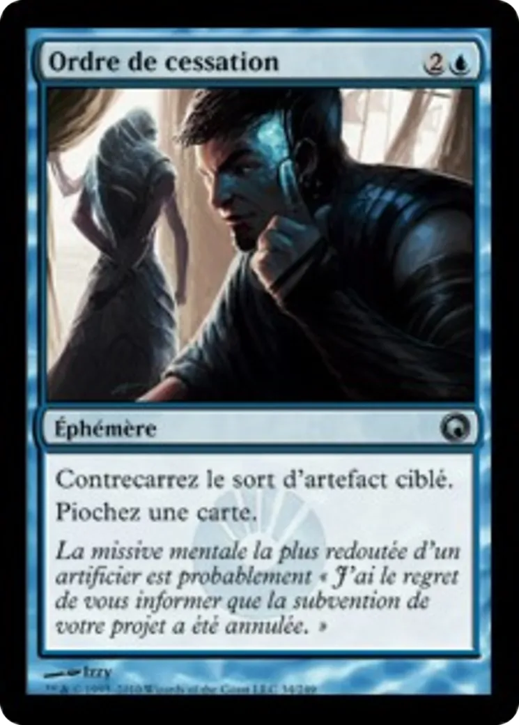 Ordre de cessation — Scars of Mirrodin — Magic: The Gathering
