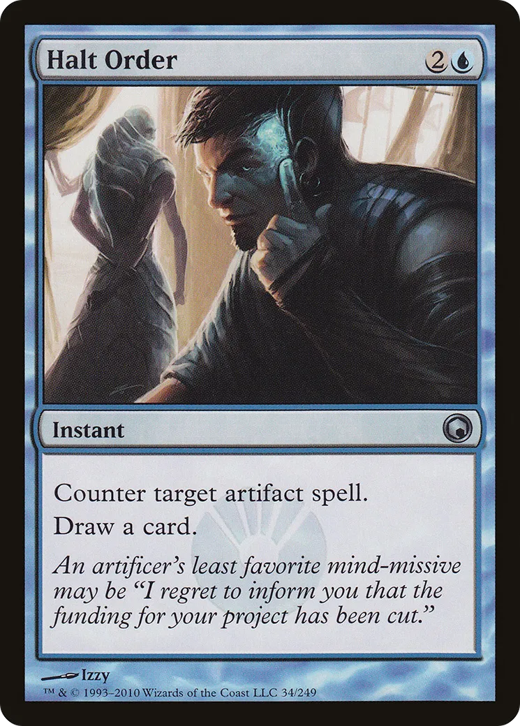 Halt Order — Scars of Mirrodin — Magic: The Gathering