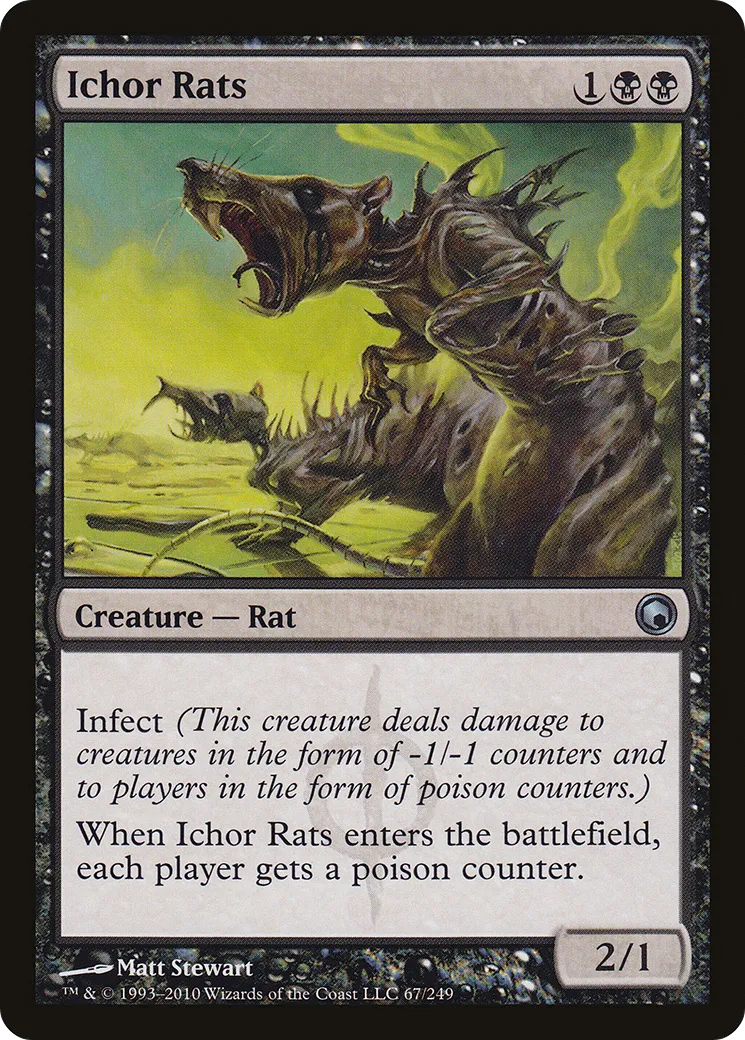 Ichor Rats — Scars of Mirrodin — Magic: The Gathering