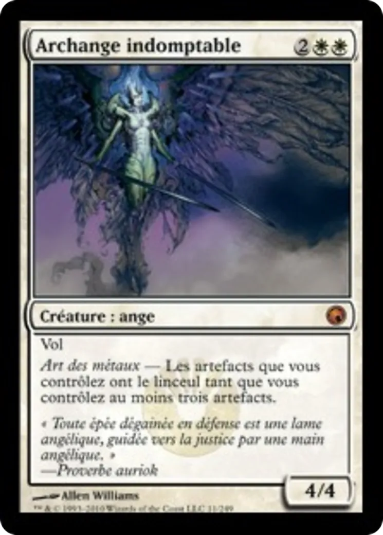 Archange indomptable — Scars of Mirrodin — Magic: The Gathering