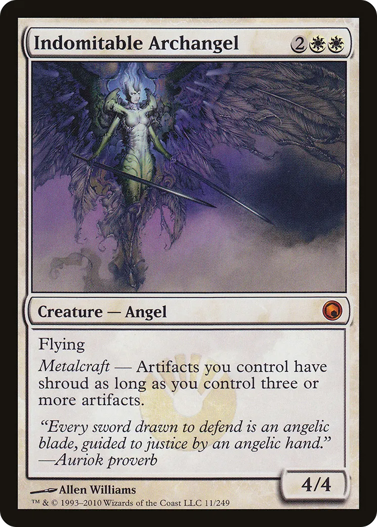 Indomitable Archangel — Scars of Mirrodin — Magic: The Gathering