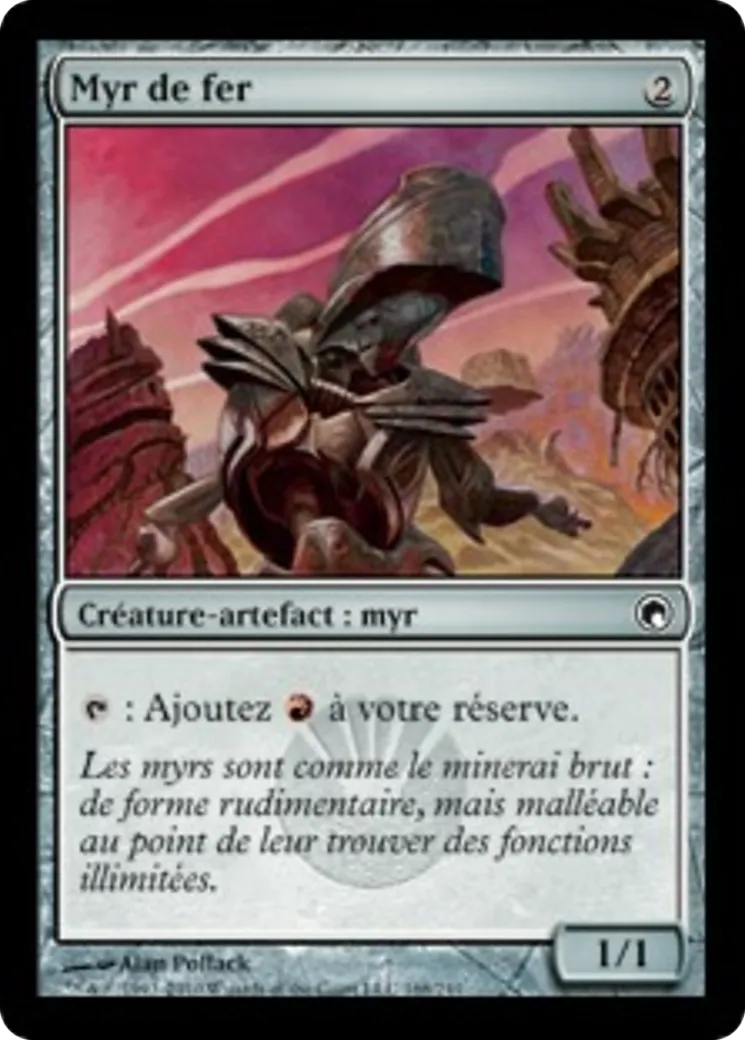 Myr de fer — Scars of Mirrodin — Magic: The Gathering
