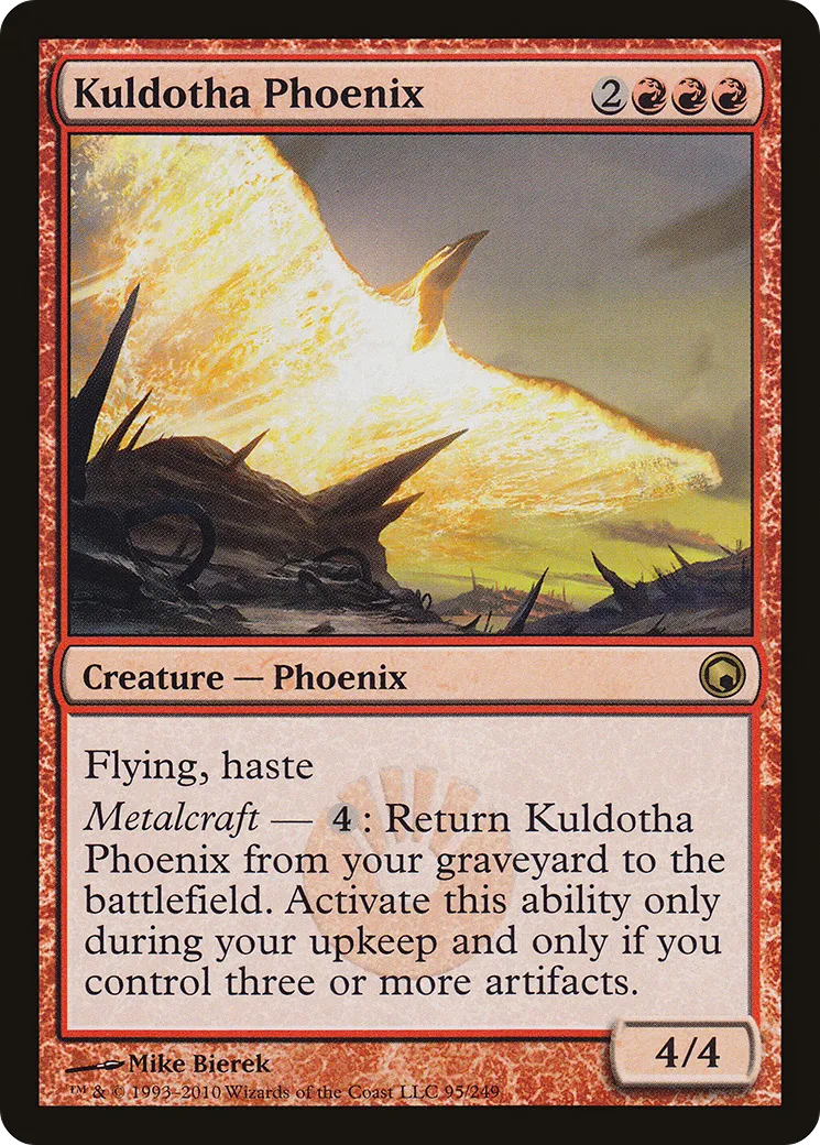 Kuldotha Phoenix — Scars of Mirrodin — Magic: The Gathering
