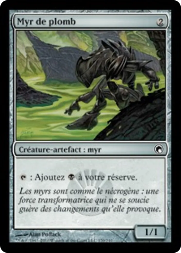 Myr de plomb — Scars of Mirrodin — Magic: The Gathering