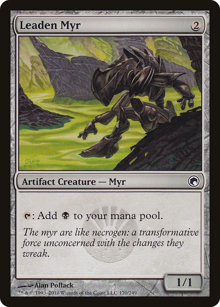 Leaden Myr — Scars of Mirrodin — Magic: The Gathering