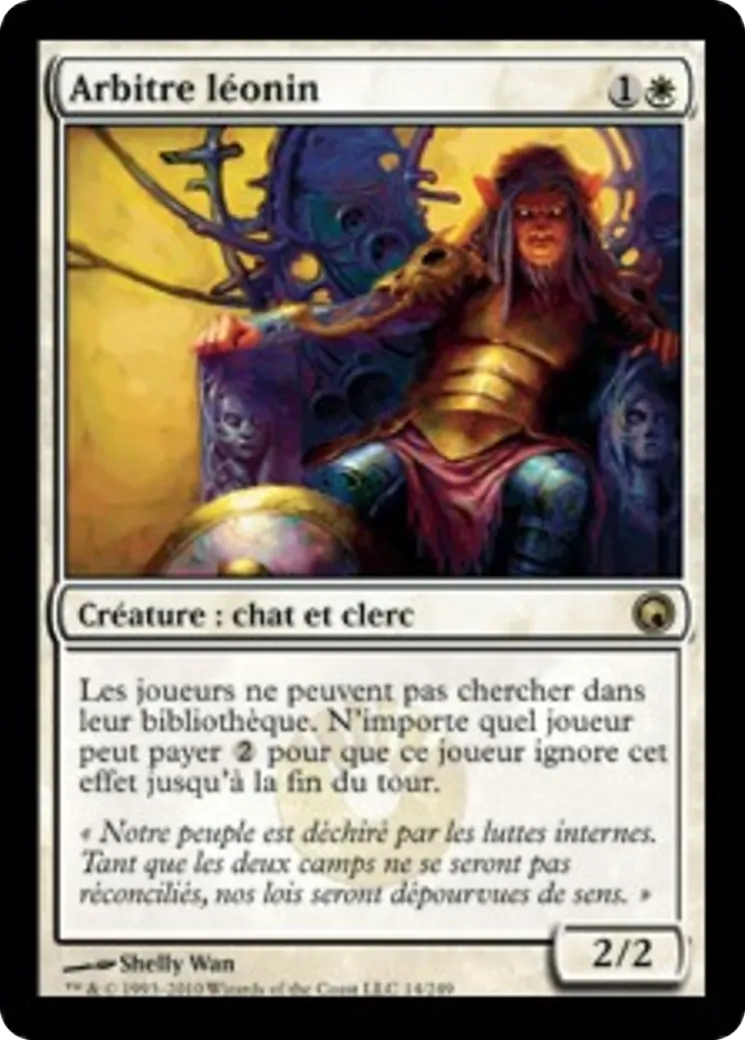 Arbitre léonin — Scars of Mirrodin — Magic: The Gathering