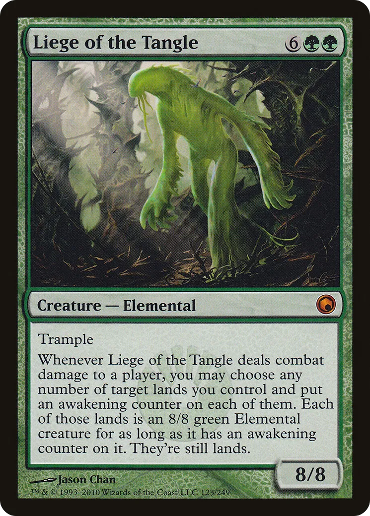 Liege of the Tangle — Scars of Mirrodin — Magic: The Gathering