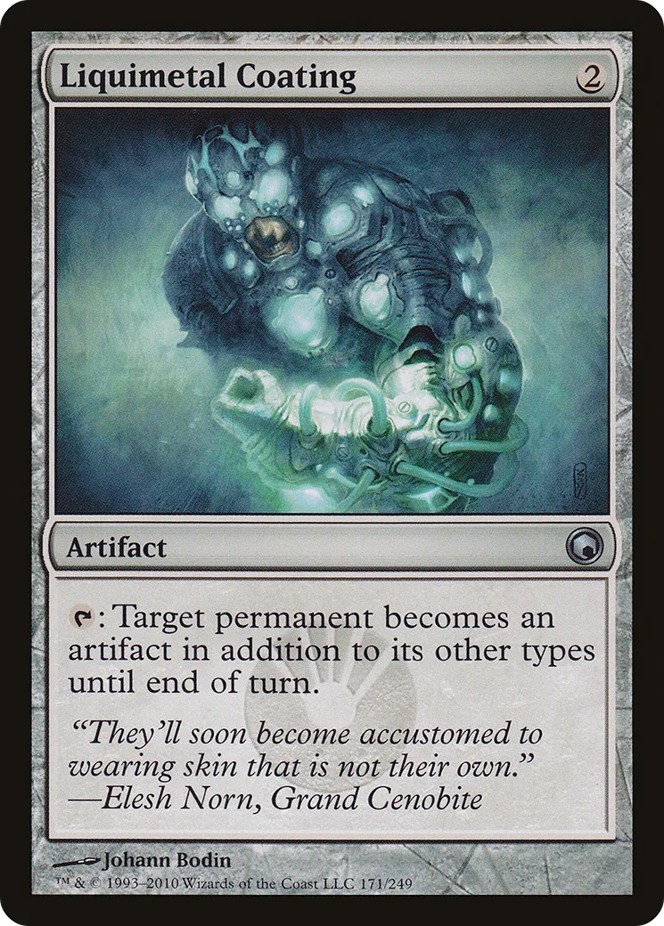 Liquimetal Coating — Scars of Mirrodin — Magic: The Gathering