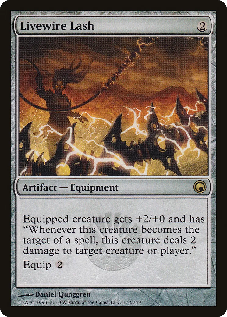 Livewire Lash — Scars of Mirrodin — Magic: The Gathering