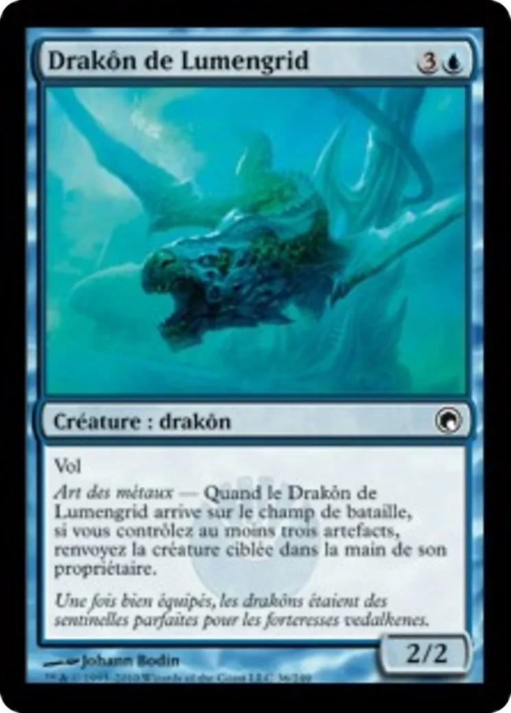Drakôn de Lumengrid — Scars of Mirrodin — Magic: The Gathering