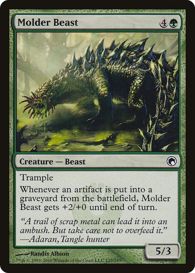 Molder Beast — Scars of Mirrodin — Magic: The Gathering