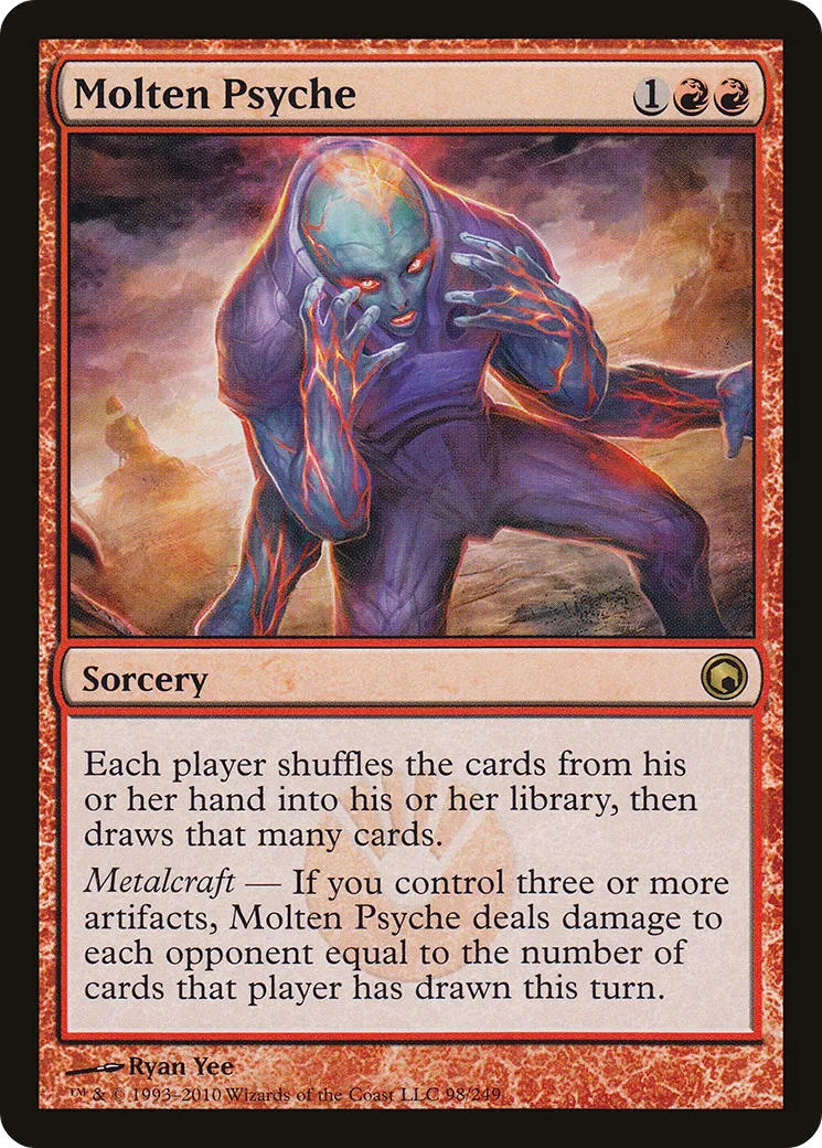 Molten Psyche — Scars of Mirrodin — Magic: The Gathering