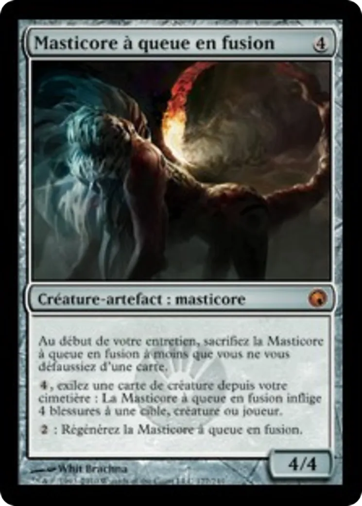 Masticore à queue en fusion — Scars of Mirrodin — Magic: The Gathering