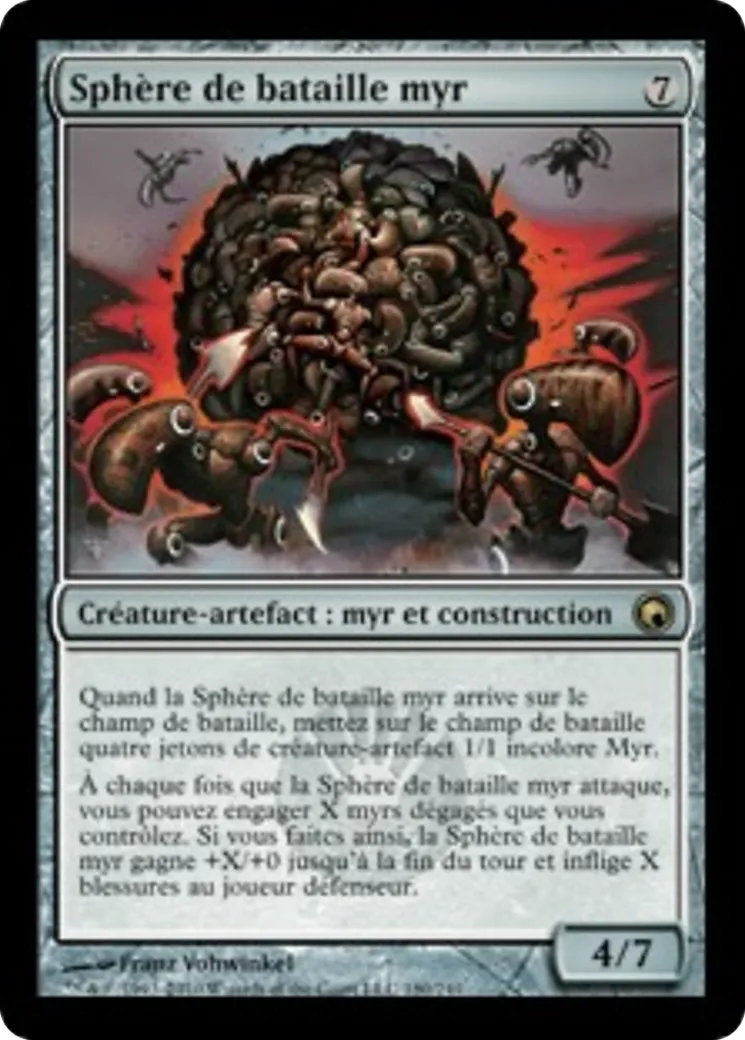 Sphère de bataille myr — Scars of Mirrodin — Magic: The Gathering