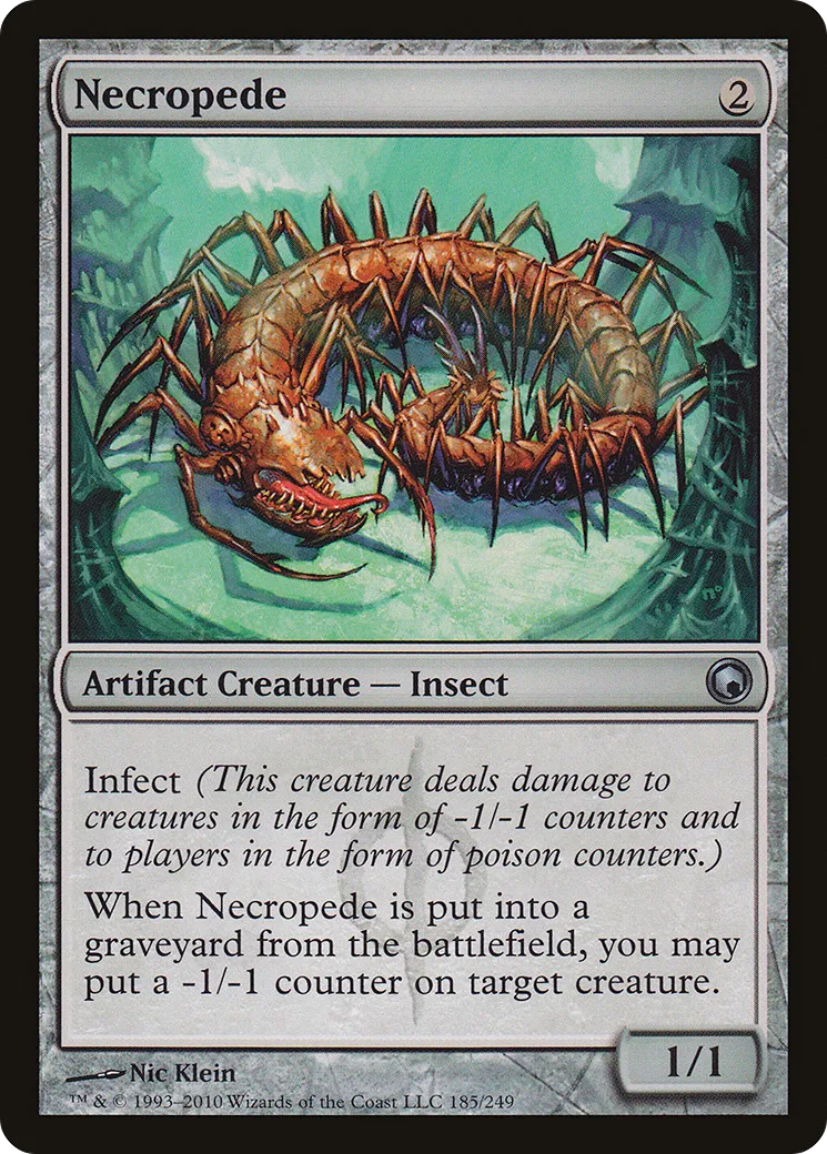 Necropede — Scars of Mirrodin — Magic: The Gathering
