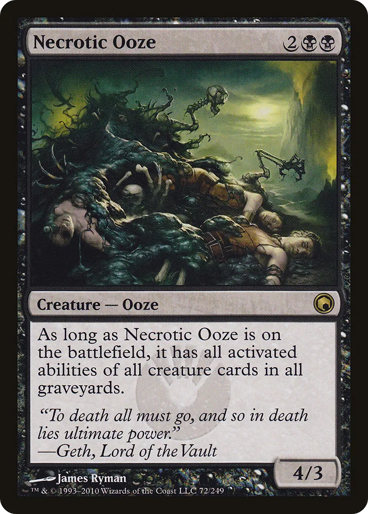 Necrotic Ooze — Scars of Mirrodin — Magic: The Gathering
