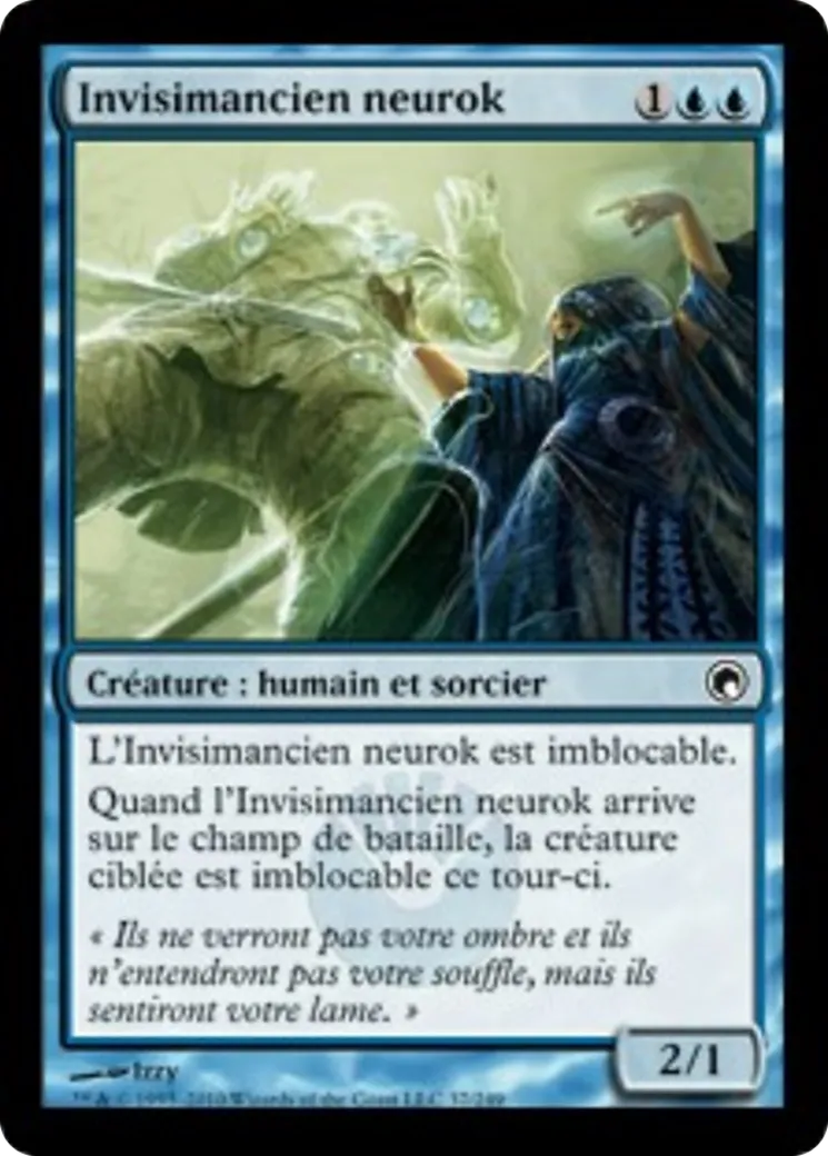 Invisimancien neurok — Scars of Mirrodin — Magic: The Gathering