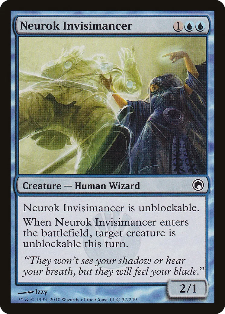 Neurok Invisimancer — Scars of Mirrodin — Magic: The Gathering