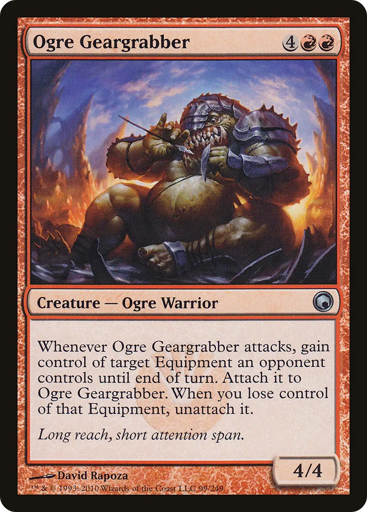 Ogre pique-attirail — Scars of Mirrodin — Magic: The Gathering