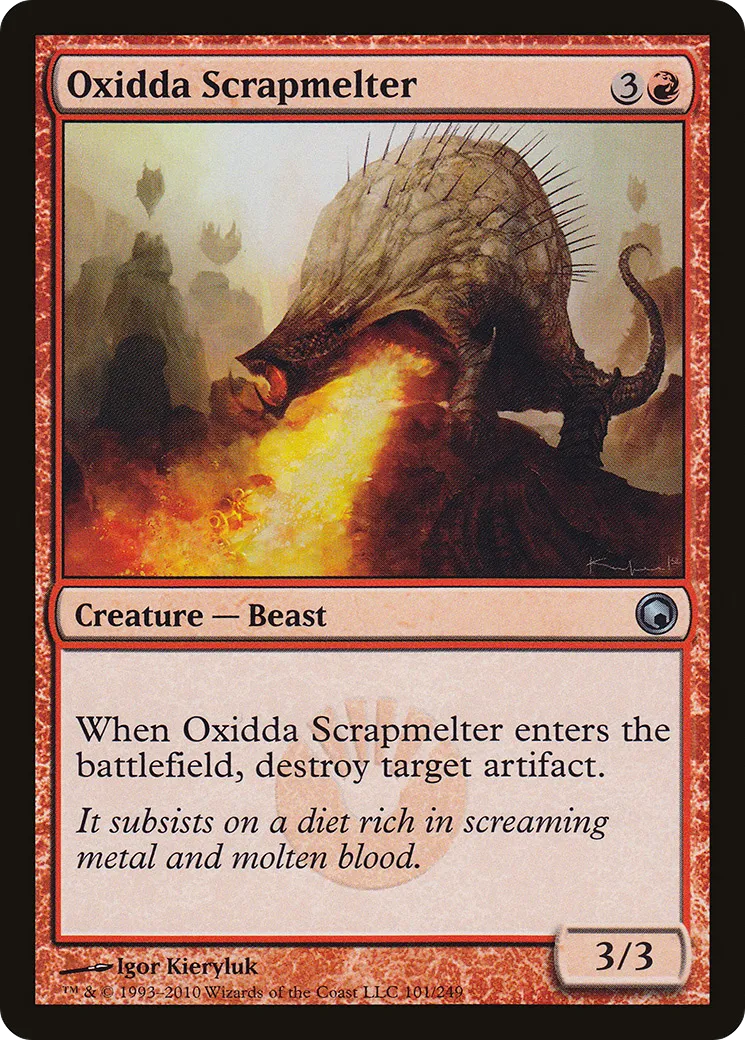 Fondeur de ferraille d'Oxidda — Scars of Mirrodin — Magic: The Gathering