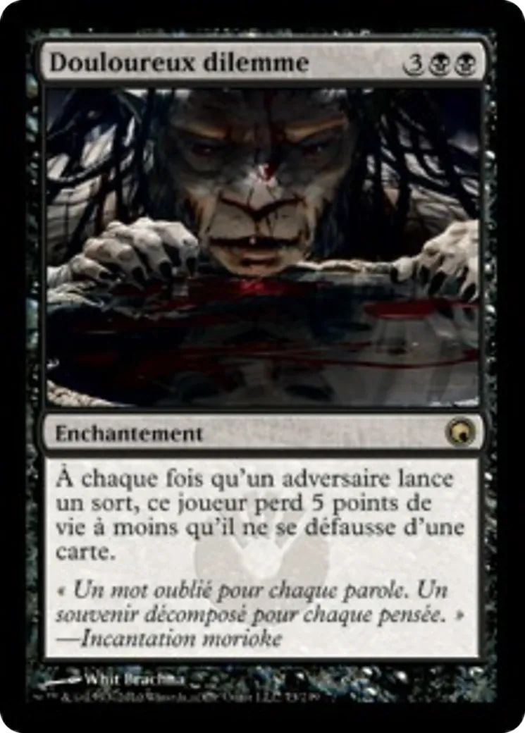 Douloureux dilemme — Scars of Mirrodin — Magic: The Gathering