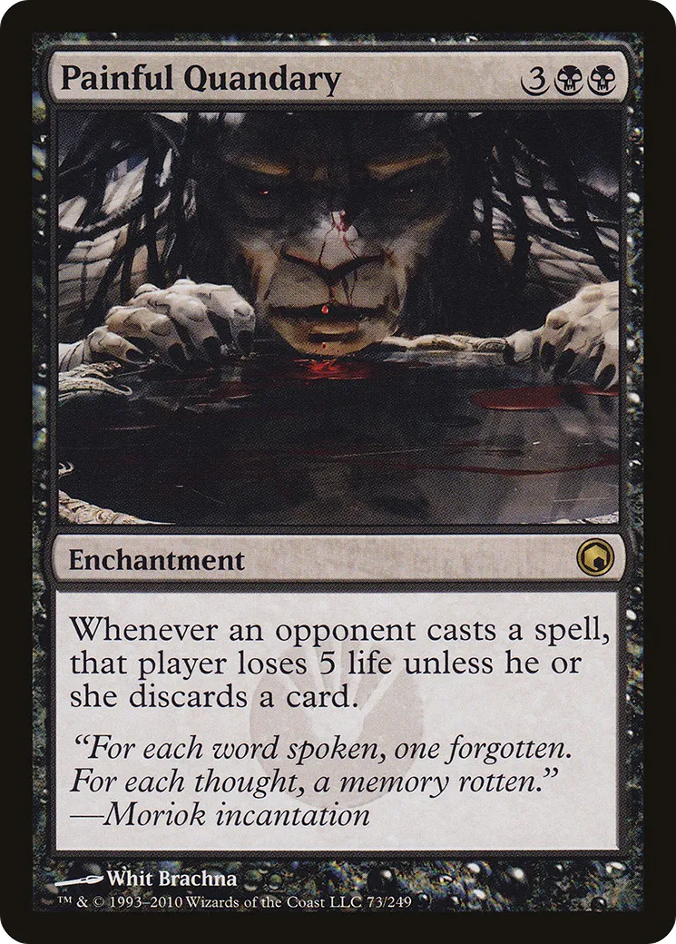 Painful Quandary — Scars of Mirrodin — Magic: The Gathering