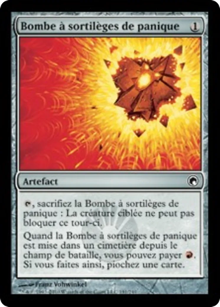 Bombe à sortilèges de panique — Scars of Mirrodin — Magic: The Gathering