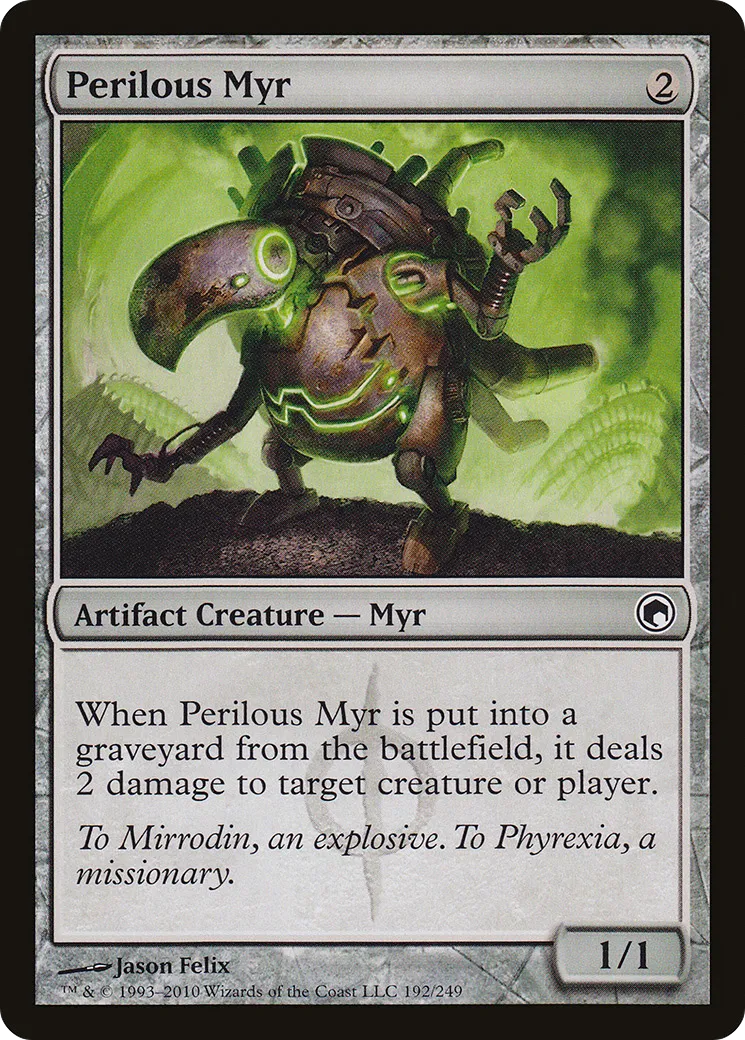 Perilous Myr — Scars of Mirrodin — Magic: The Gathering
