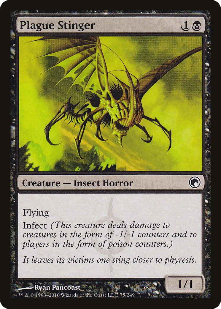 Plague Stinger — Scars of Mirrodin — Magic: The Gathering