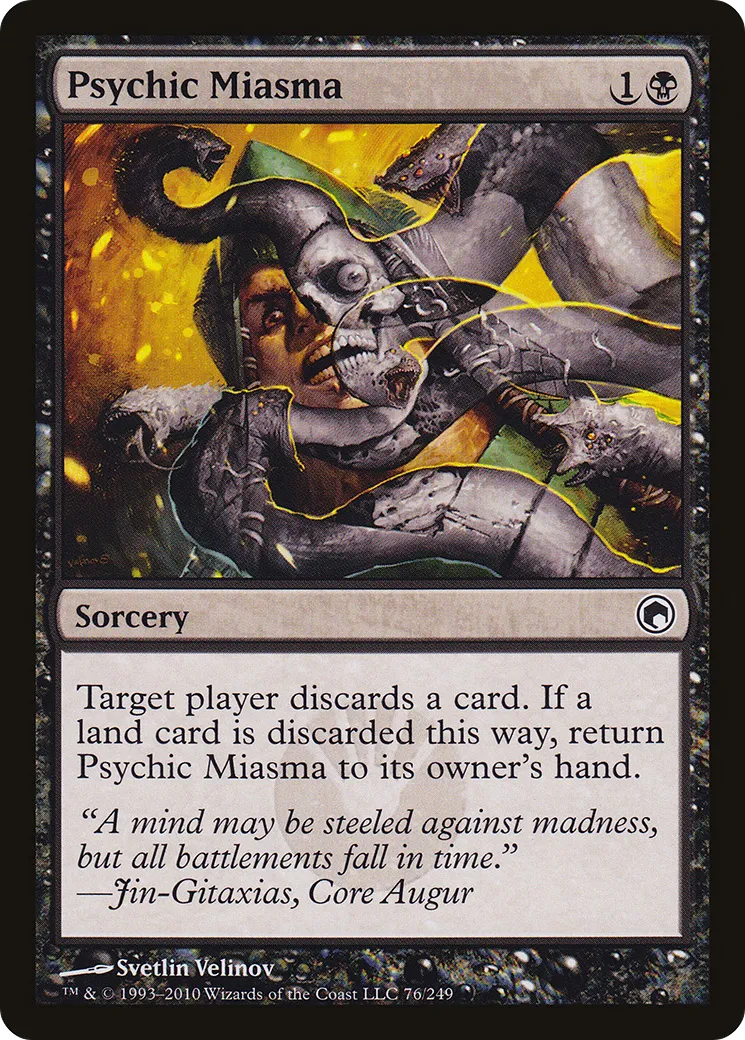 Psychic Miasma — Scars of Mirrodin — Magic: The Gathering