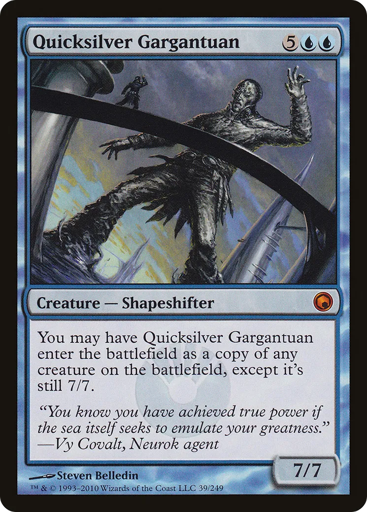 Quicksilver Gargantuan — Scars of Mirrodin — Magic: The Gathering