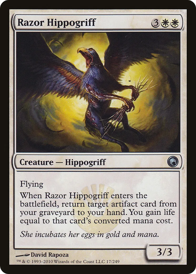 Razor Hippogriff — Scars of Mirrodin — Magic: The Gathering