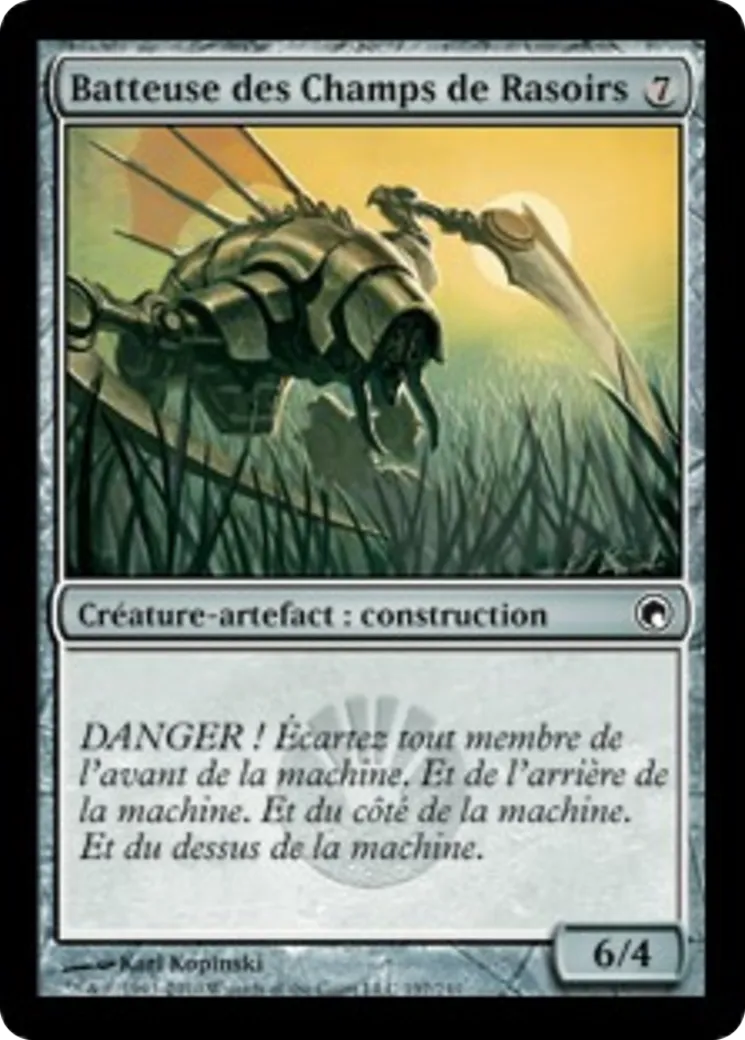Batteuse des Champs de Rasoirs — Scars of Mirrodin — Magic: The Gathering