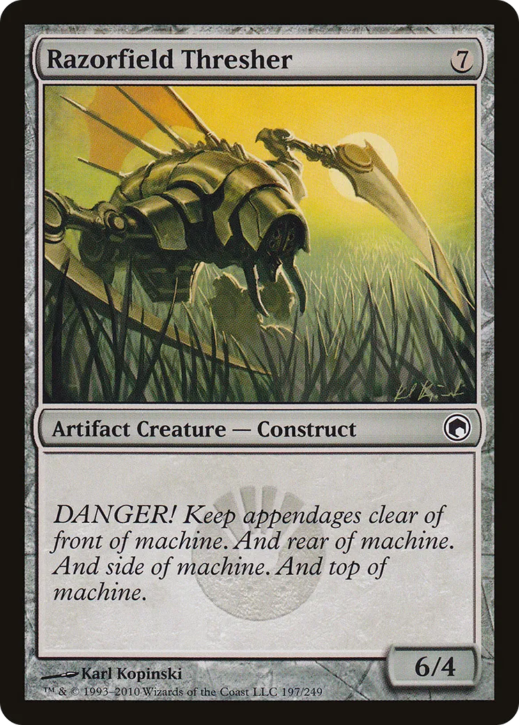 Razorfield Thresher — Scars of Mirrodin — Magic: The Gathering
