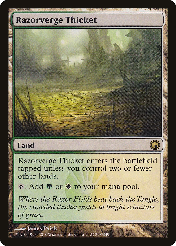 Razorverge Thicket — Scars of Mirrodin — Magic: The Gathering