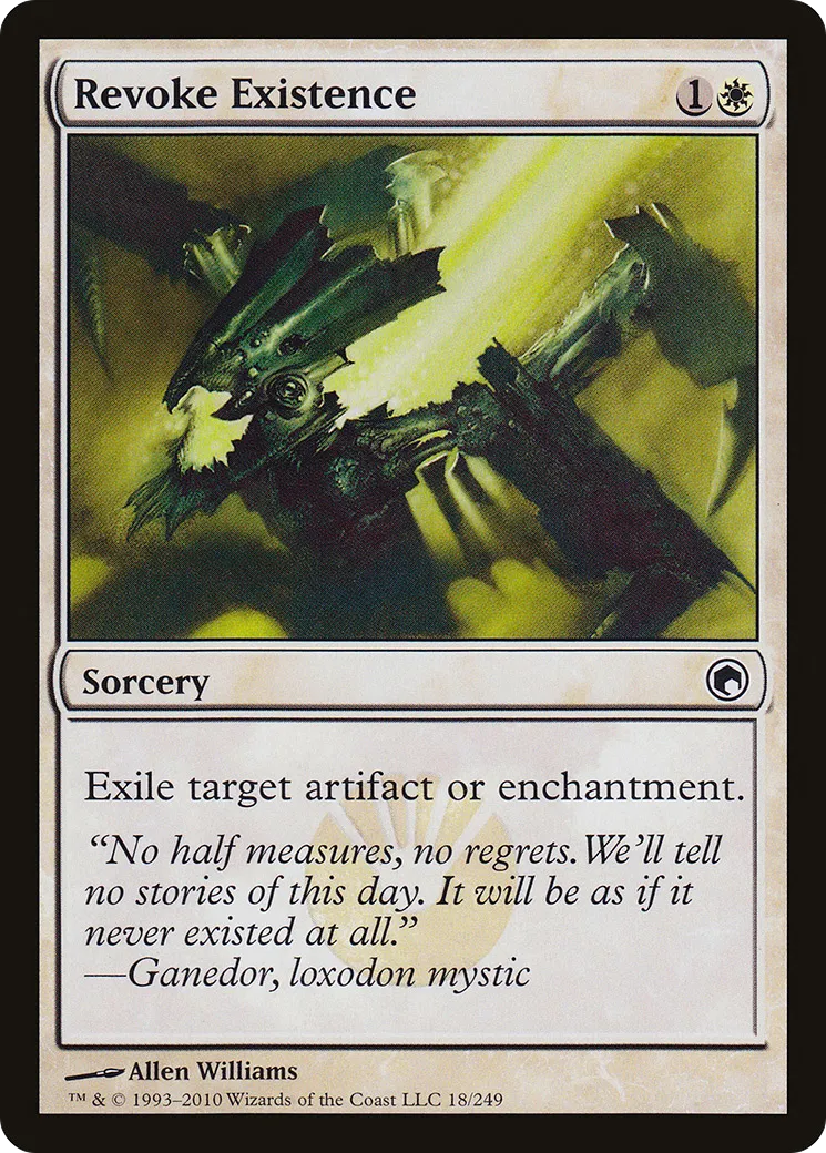 Révocation de l'existence — Scars of Mirrodin — Magic: The Gathering