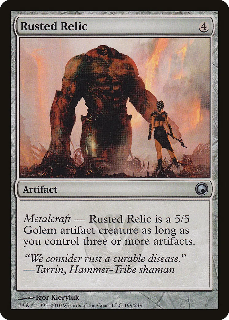 Rusted Relic — Scars of Mirrodin — Magic: The Gathering