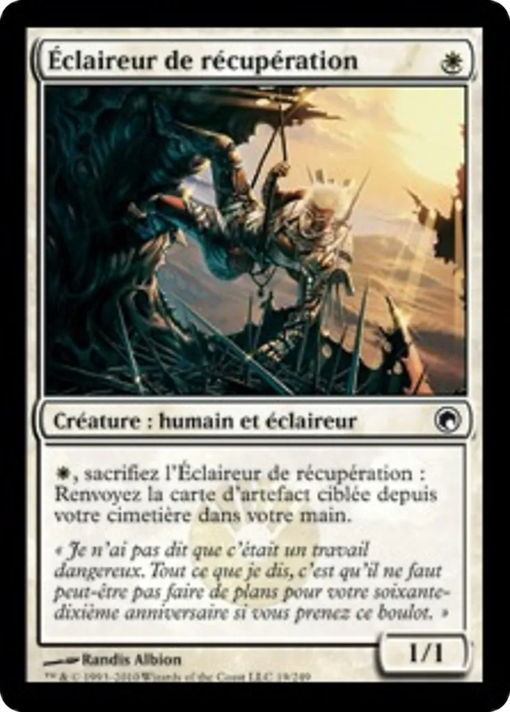 Éclaireur de récupération — Scars of Mirrodin — Magic: The Gathering
