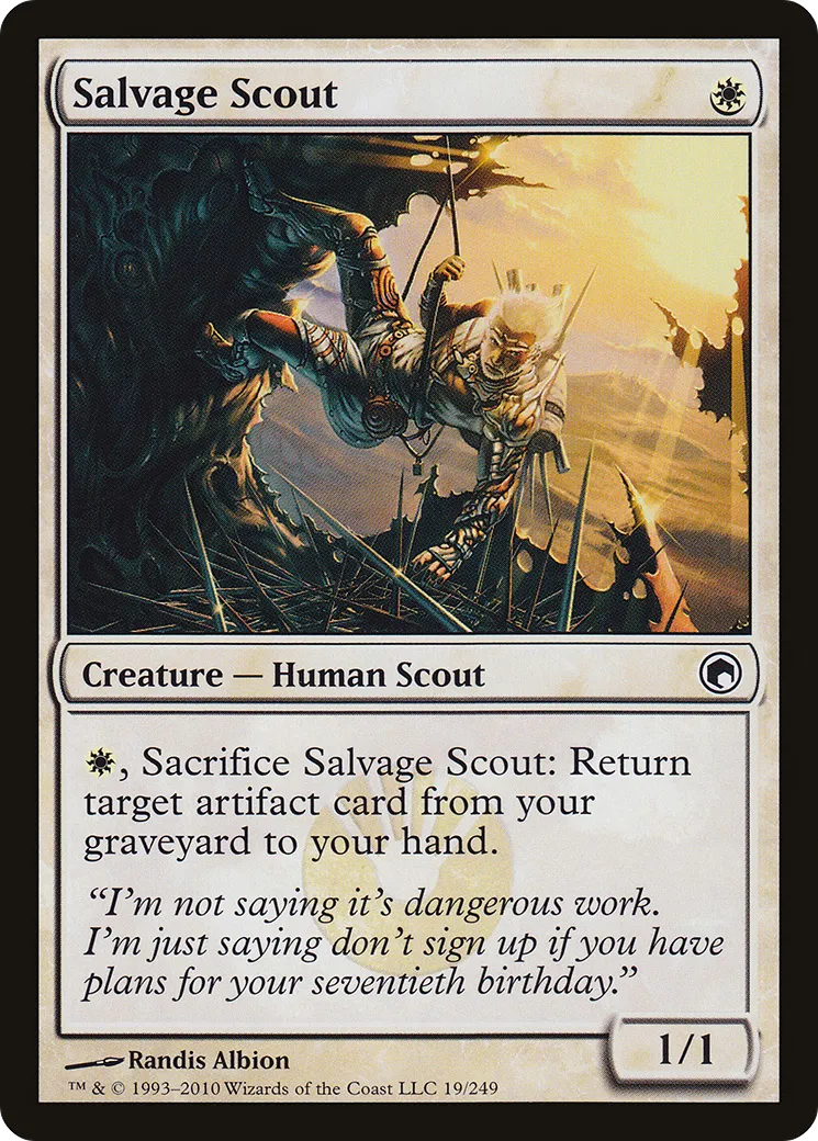 Salvage Scout — Scars of Mirrodin — Magic: The Gathering