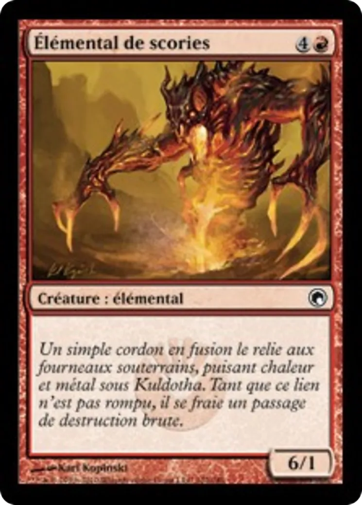 Élémental de scories — Scars of Mirrodin — Magic: The Gathering